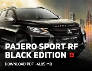 Pajero Sport RF Black Edition